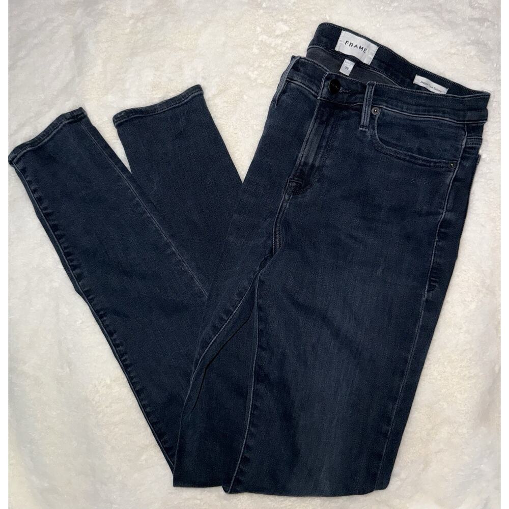FRAME Jagger True Skinny Jeans Mens 32 Blue Stretch Denim 32 Inseam